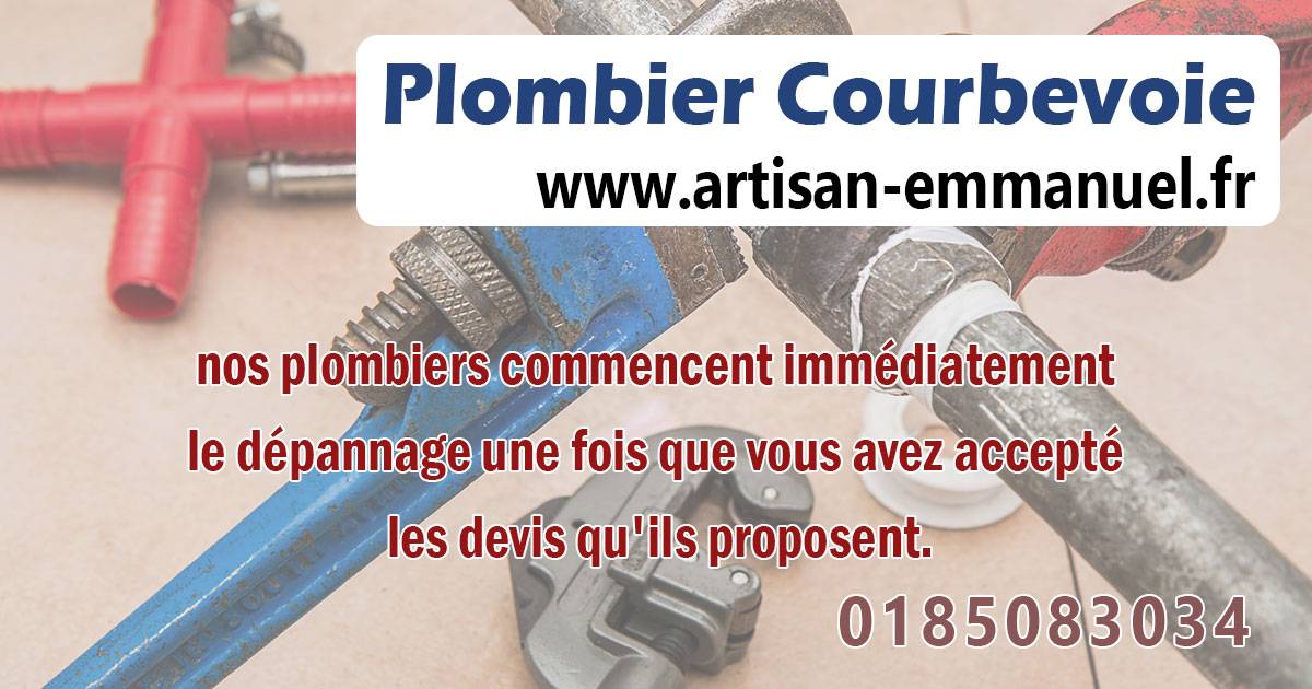 Plombier Courbevoie 92400