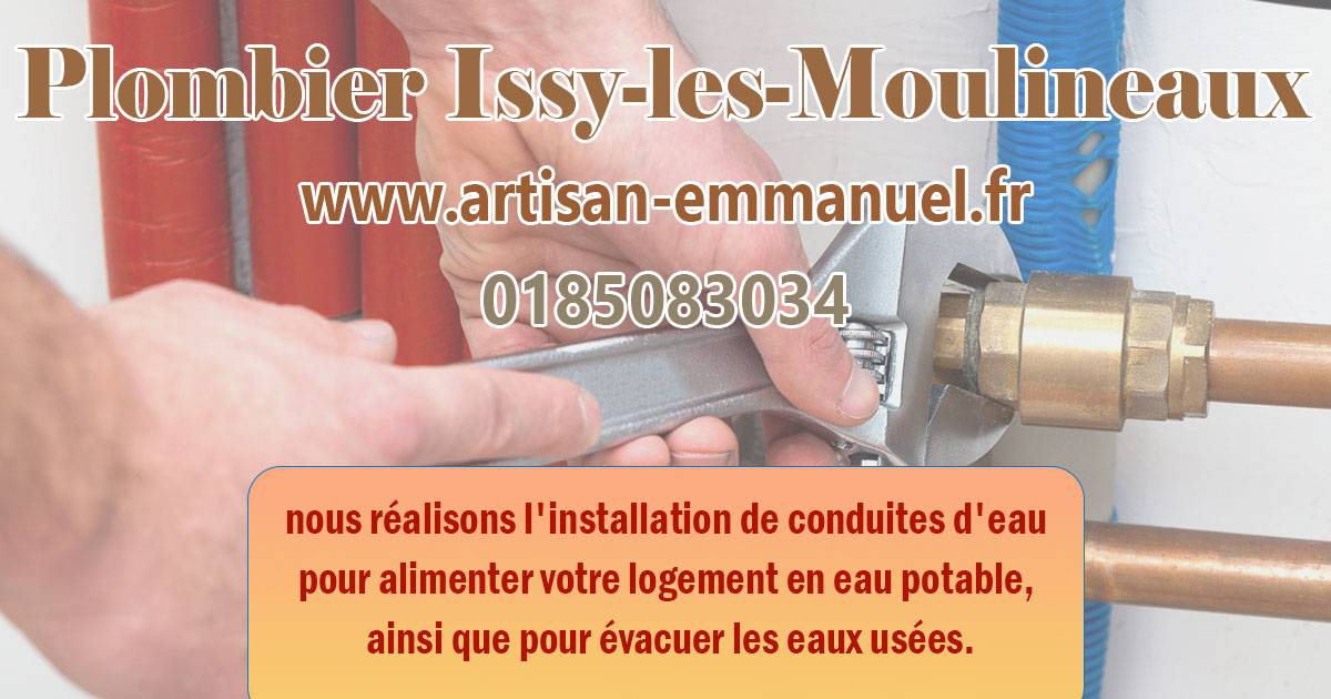Plombier Issy-les-Moulineaux 92130