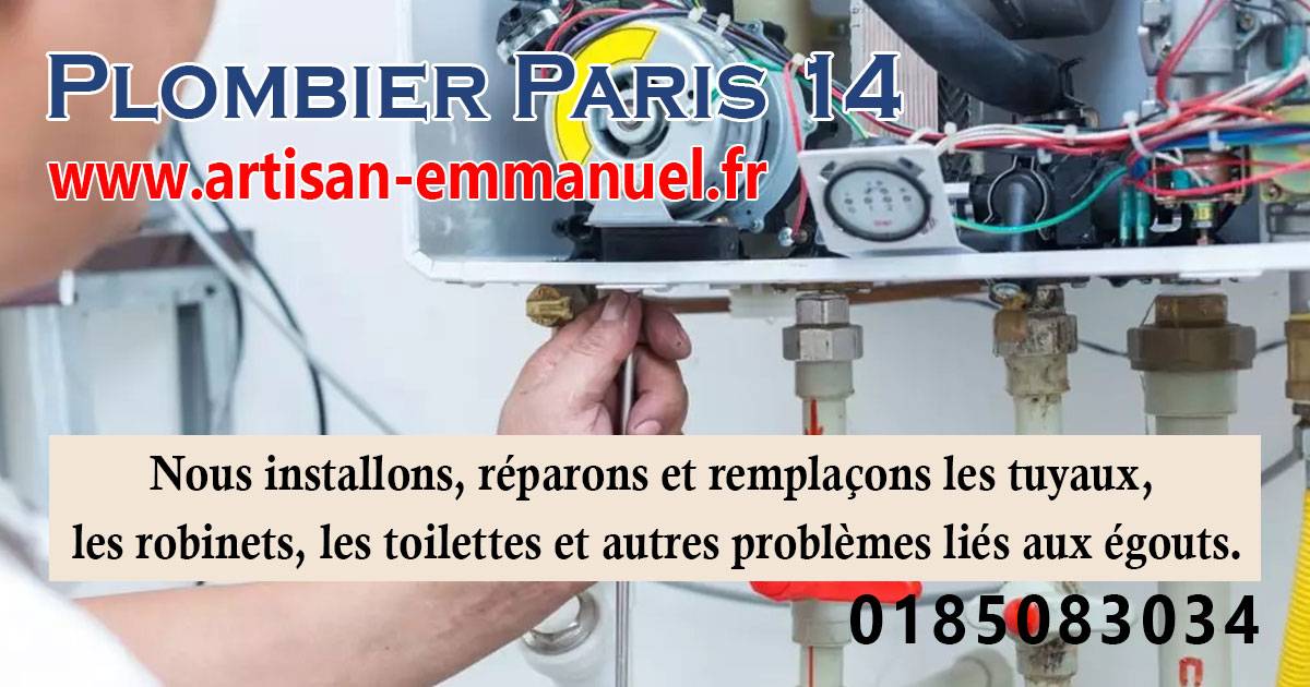Plombier Paris 14 75014