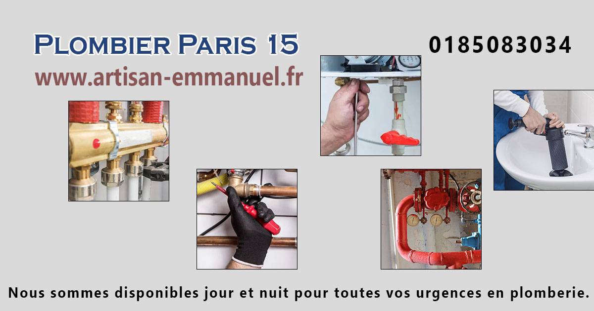 Plombier Paris 15 75015