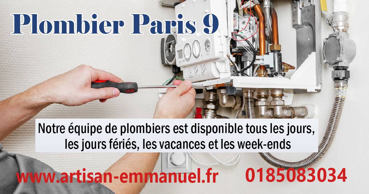 Plombier Paris 9eme arrondissement : Service Local 75009