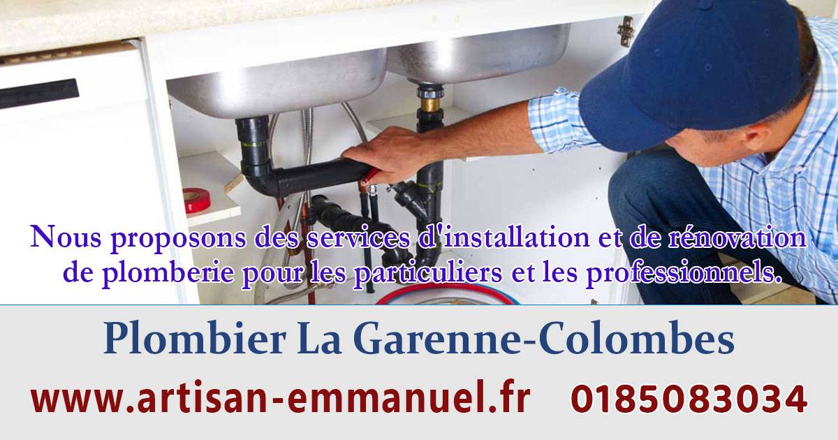 Plombier La Garenne-Colombes 92250