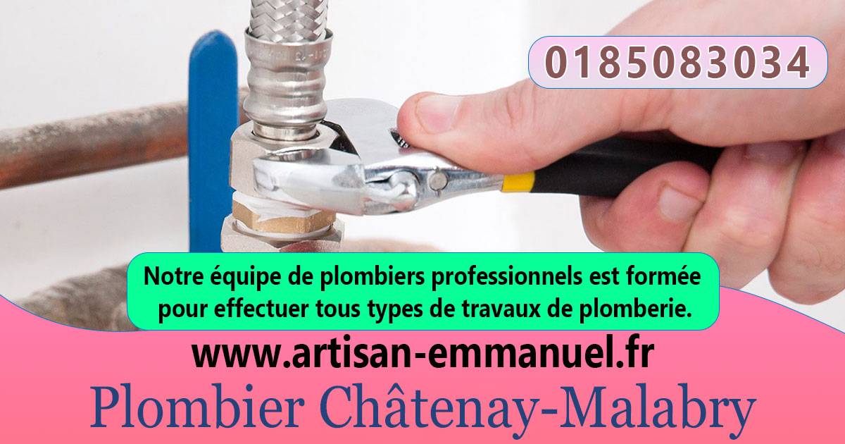 Plombier Châtenay-Malabry 92290