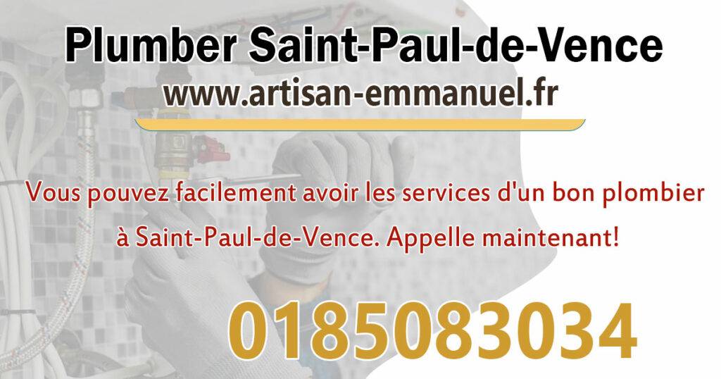 Plombier Saint-Paul-de-Vence 06570